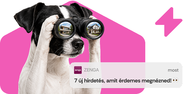 Értesítés új ingatlanhirdetésről a Zenga alkalmazásban